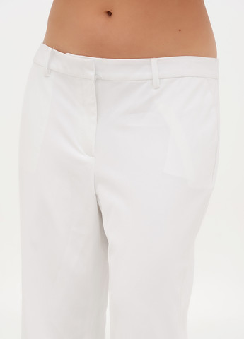 Белые кэжуал демисезонные палаццо брюки Talbots