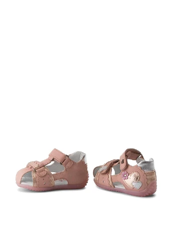 Розовые сандалі lasocki kids Lasocki Kids со стразами, с аппликацией, с цветами