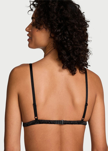 Черный демисезонный комплект (бюстгальтер, трусики) Victoria's Secret