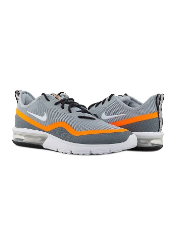 Серые демисезонные кроссовки air max sequent 4.5 Nike