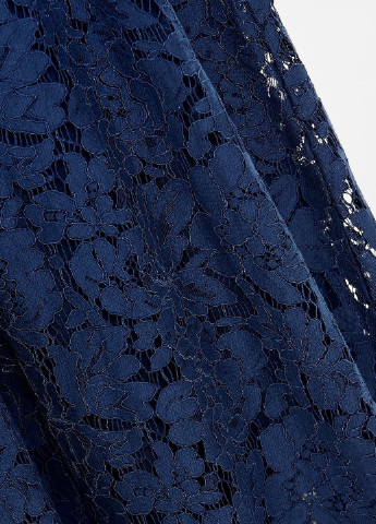 Темно-синяя кэжуал однотонная юбка Only миди