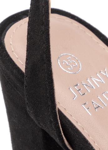 Черные сандалі jenny fairy Jenny Fairy завязка с бахромой