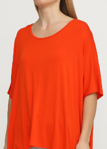 Оранжевая летняя футболка By Malene Birger