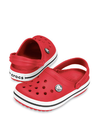 Красные сабо Crocs без каблука