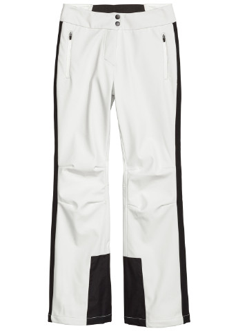 Белые спортивные зимние клеш брюки H&M