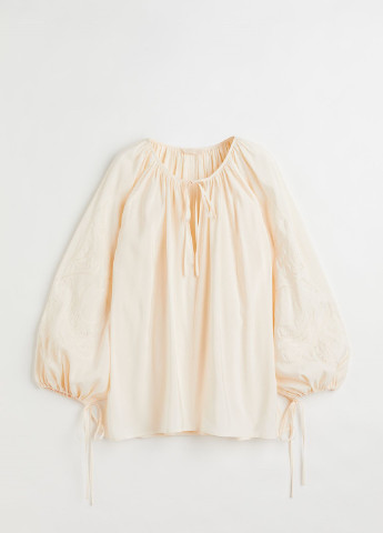 Светло-бежевая демисезонная блузка H&M
