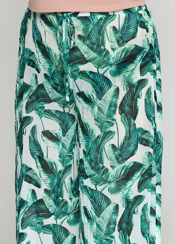 Зеленые кэжуал летние брюки H&M