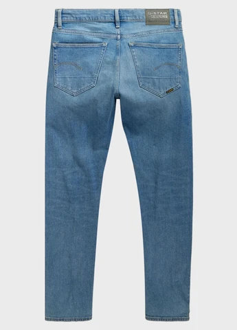 Голубые демисезонные зауженные джинсы G-Star Raw