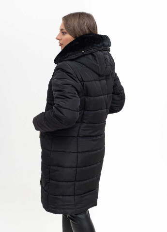 Черная зимняя зимняя куртка ALLY