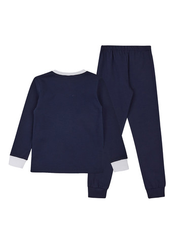 Синяя всесезон пижама (лонгслив, брюки) лонгслив + брюки Garnamama
