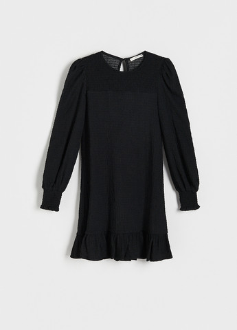 Чорна кежуал сукня Reserved однотонна