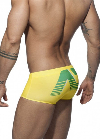 Мужские желтые пляжные мужские плавки шорты Sport Line
