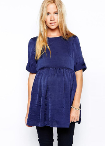Синее платье для беременных Asos