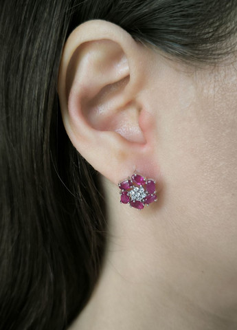 Сережки Silver Flame (353782395)