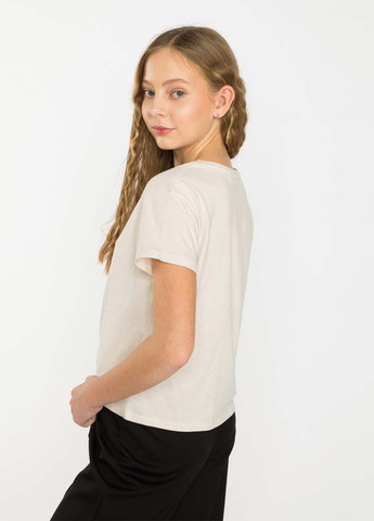 Молочная летняя футболка Reporter Young