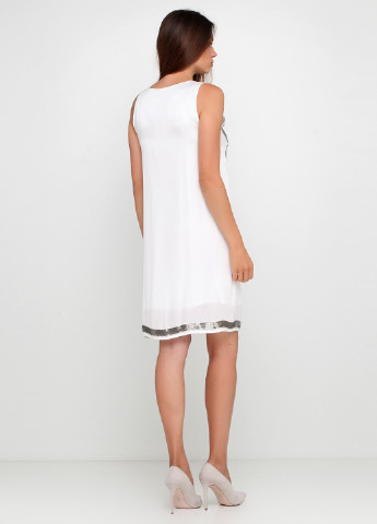 Белое кэжуал платье платье-майка NU DENMARK однотонное