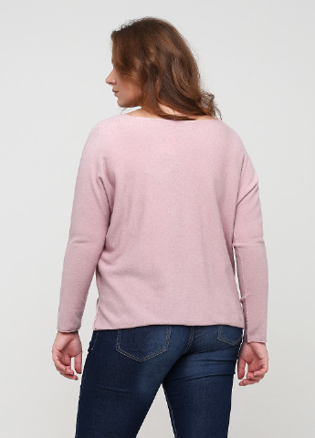 Розовый демисезонный пуловер пуловер Made in Italy
