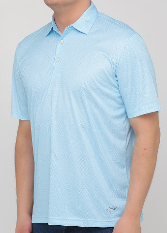 Голубой футболка-поло для мужчин Greg Norman с орнаментом