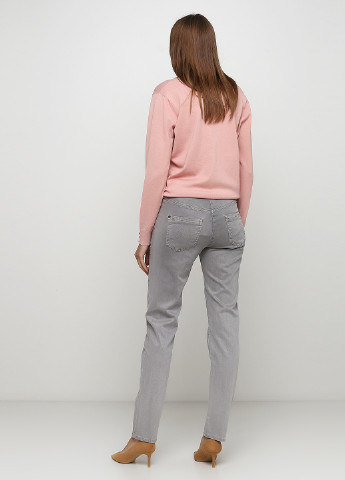 Светло-серые демисезонные зауженные джинсы BRANDTEX COPENHAGEN