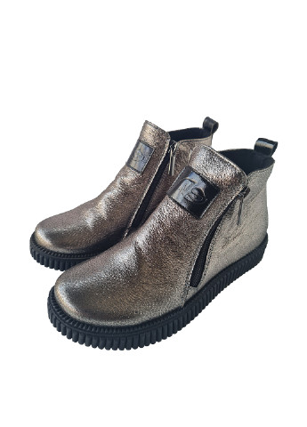 Серебряные кэжуал осенние ботинки N-Style