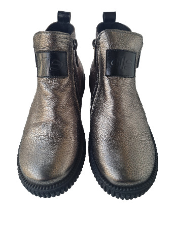 Серебряные кэжуал осенние ботинки N-Style