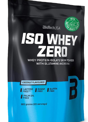 Протеїн Ізолят Iso Whey Zero 500 g (Coconut) Biotech (254953070)