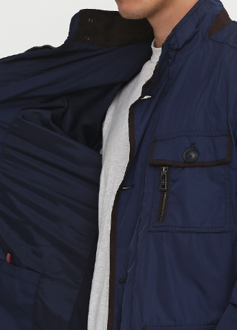 Темно-синяя демисезонная куртка Thomas Goodwin