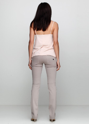 Светло-серые кэжуал летние прямые брюки Liu Jo