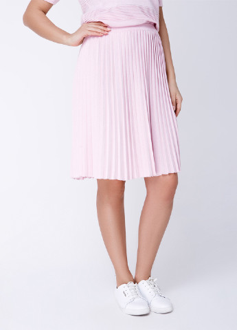 Светло-розовая кэжуал однотонная юбка Sewel