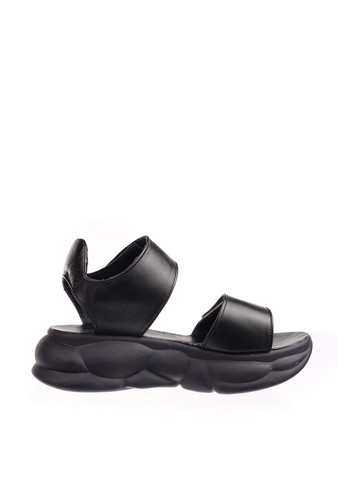 Черные босоножки Lon&Ys на липучке