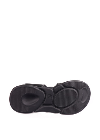 Черные босоножки Lon&Ys на липучке