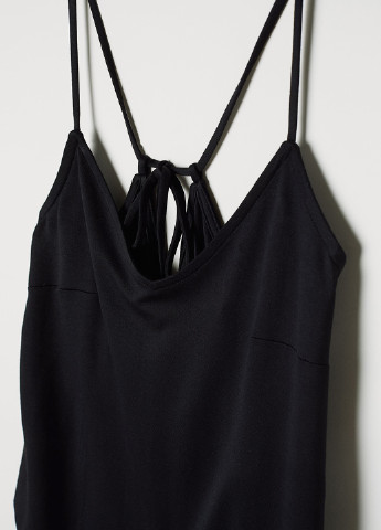 Комбинезон для кормящих H&M комбинезон-брюки однотонный чёрный кэжуал модал