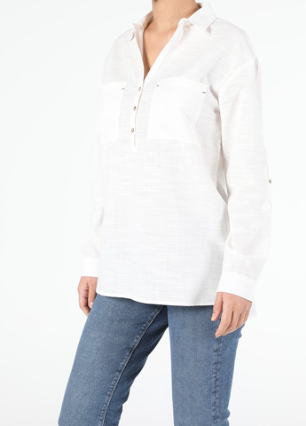 Молочная блуза Colin's