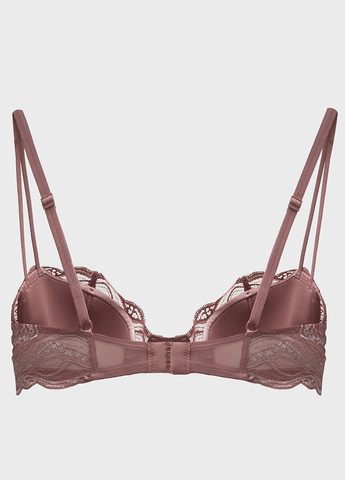 Темно-ліловий балконет бюстгальтер Calvin Klein з кісточками поліамід
