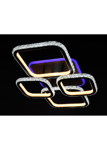 Люстра потолочная LED A77074/2+2RGB-bk Белый 12х41х60 см. Sunnysky (253630155)