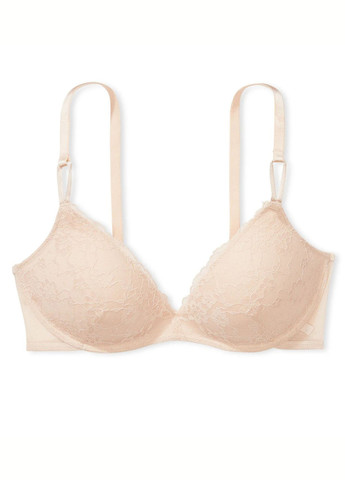 Бежевый демисезонный комплект (бюстгальтер, трусики) Victoria's Secret