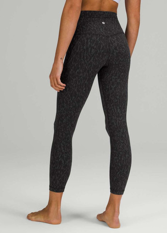 Черные демисезонные легинсы Lululemon Athletica