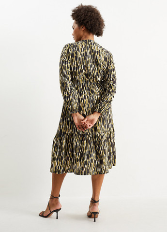 Комбінована кежуал сукня а-силует C&A з абстрактним візерунком