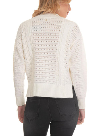 Молочний демісезонний светр джемпер Guess