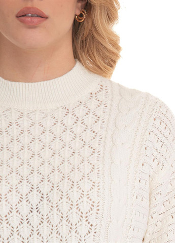 Молочний демісезонний светр джемпер Guess