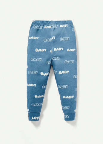 Голубой демисезонный костюм (лонгслив, брюки) SHEIN