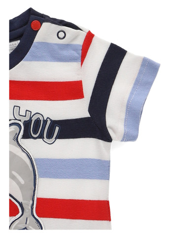 Комбинированная летняя футболка Chicco