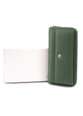 Жіночий шкіряний гаманець 20х10х2 см st leather (252131364)