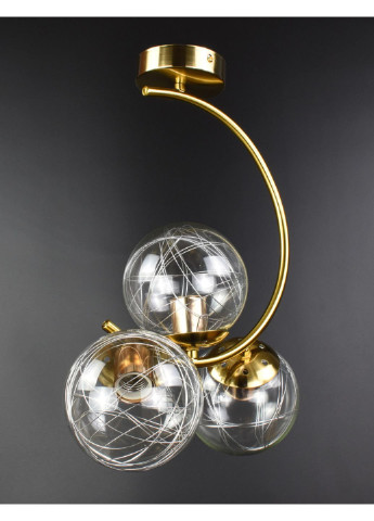 Люстра потолочная на 3 лампочки 068/3 Бронза 45х20х35 см. Sunnysky (253630663)