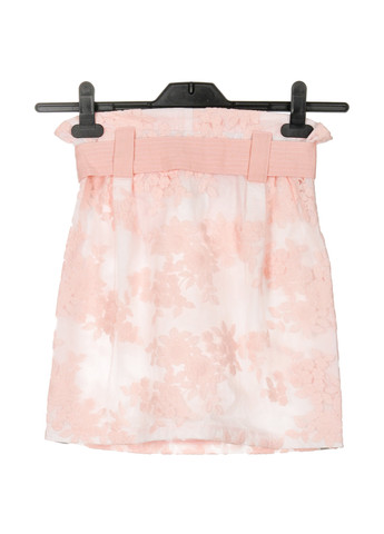 Персиковая кэжуал цветочной расцветки юбка Mone