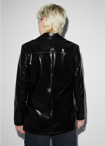 Чорна демісезонна куртка куртка-піджак C&A