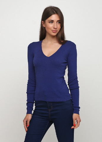 Синий демисезонный пуловер пуловер United Colors of Benetton