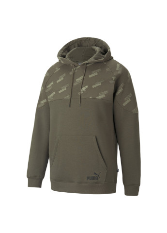 Зелена демісезонна толстовка power men's hoodie Puma