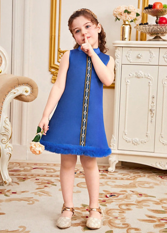 Синее платье SHEIN (323262535)