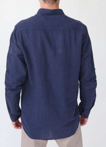 Темно-синяя кэжуал рубашка MCL